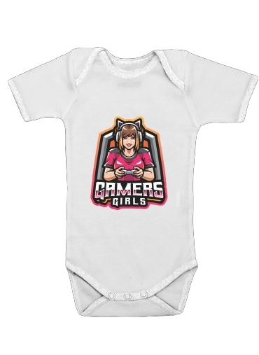  Gamers Girls voor Baby short sleeve onesies