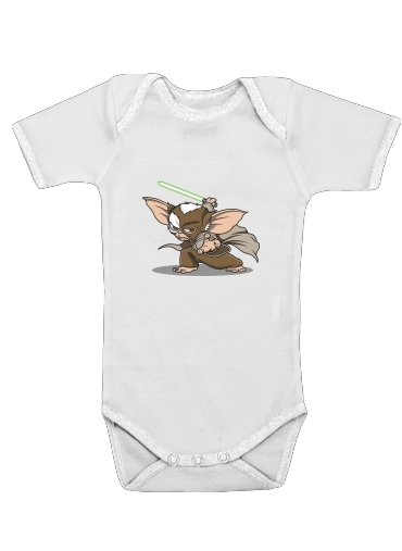  Gizmo x Yoda - Gremlins voor Baby short sleeve onesies