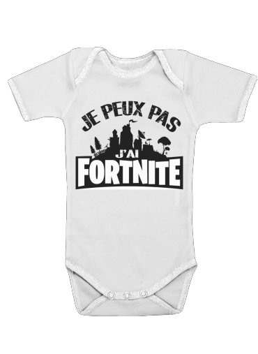  I cant i have Fortnite voor Baby short sleeve onesies