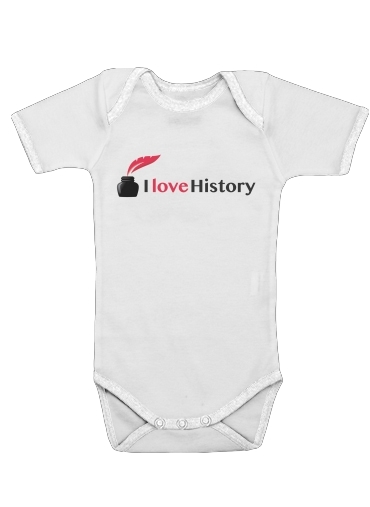  I love History voor Baby short sleeve onesies