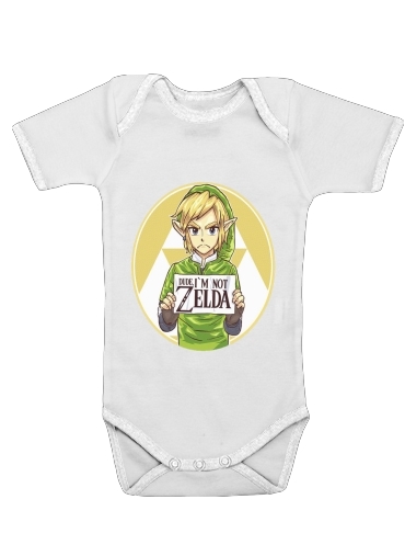  Im not Zelda voor Baby short sleeve onesies