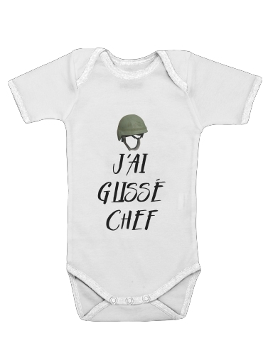  Jai glisse chef voor Baby short sleeve onesies