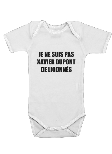  Je ne suis pas Xavier Dupont De Ligonnes Criminel voor Baby short sleeve onesies