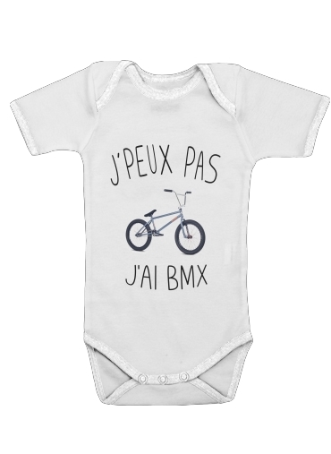  Je peux pas jai BMX voor Baby short sleeve onesies