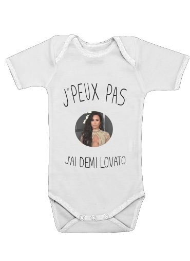  Je peux pas jai Demi Lovato voor Baby short sleeve onesies