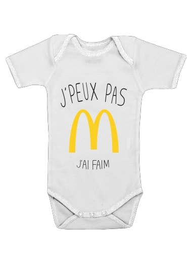  Je peux pas jai faim McDonalds voor Baby short sleeve onesies