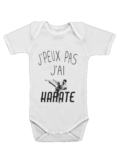  Je peux pas jai Karate voor Baby short sleeve onesies