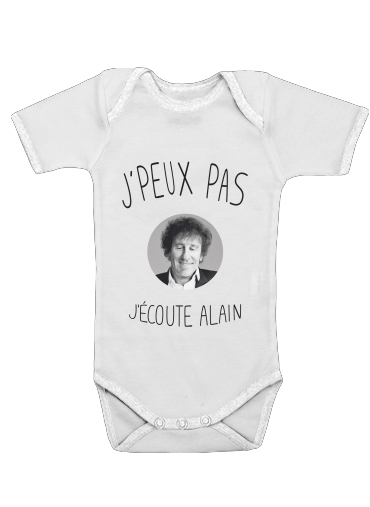  Je peux pas jecoute Alain Souchon voor Baby short sleeve onesies