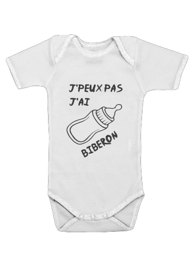  Jpeux pas jai biberon voor Baby short sleeve onesies