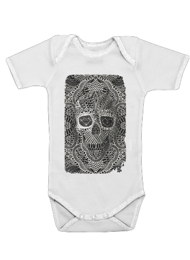  Lace Skull voor Baby short sleeve onesies