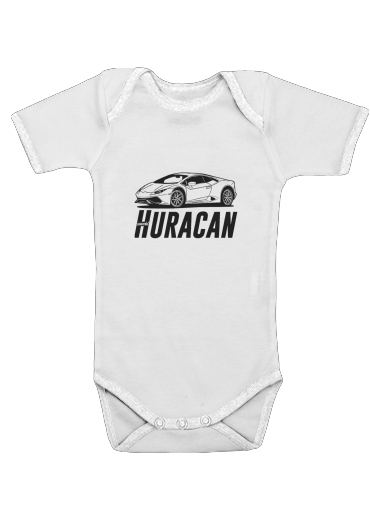  Lamborghini Huracan voor Baby short sleeve onesies