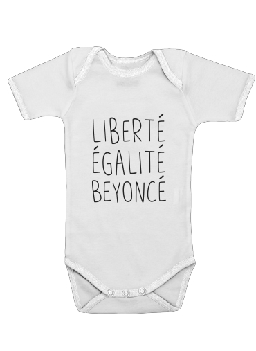  Liberte egalite Beyonce voor Baby short sleeve onesies
