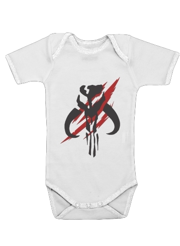  Mandalorian symbol voor Baby short sleeve onesies
