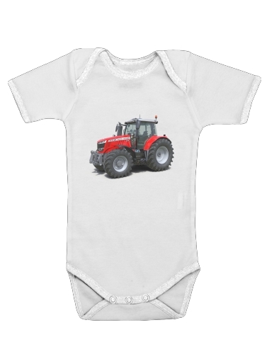  Massey Fergusson Tractor voor Baby short sleeve onesies