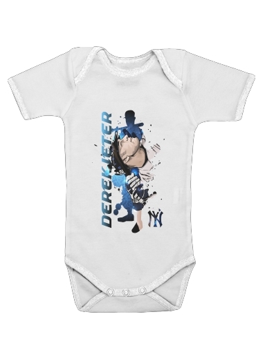  MLB Legends: Derek Jeter New York Yankees voor Baby short sleeve onesies