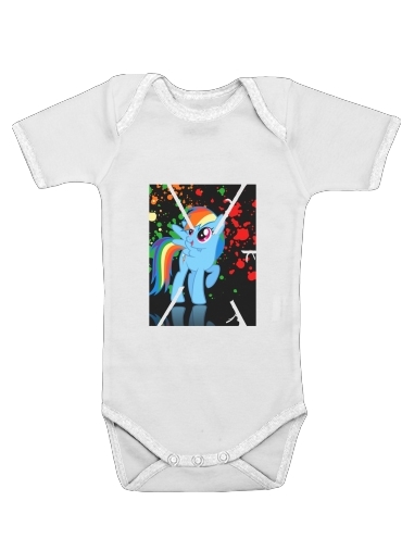  My little pony Rainbow Dash voor Baby short sleeve onesies