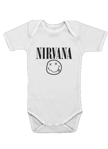  Nirvana Smiley voor Baby short sleeve onesies