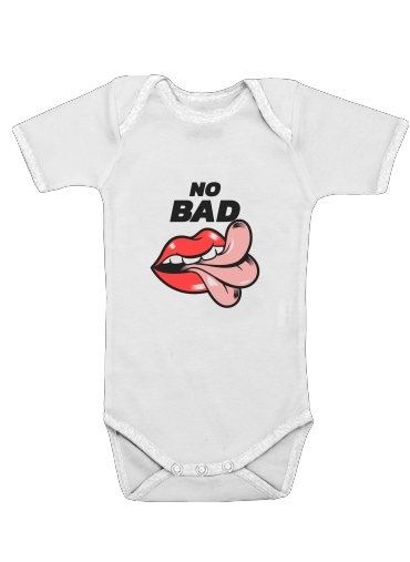  No Bad vibes Tong voor Baby short sleeve onesies