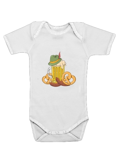  Oktoberfest voor Baby short sleeve onesies