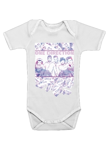  One Direction 1D Music Stars voor Baby short sleeve onesies