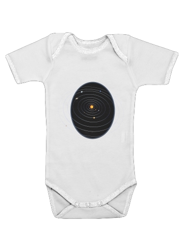  Our Solar System voor Baby short sleeve onesies