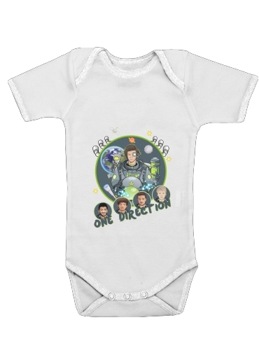  Outer Space Collection: One Direction 1D - Harry Styles voor Baby short sleeve onesies
