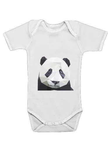  panda voor Baby short sleeve onesies