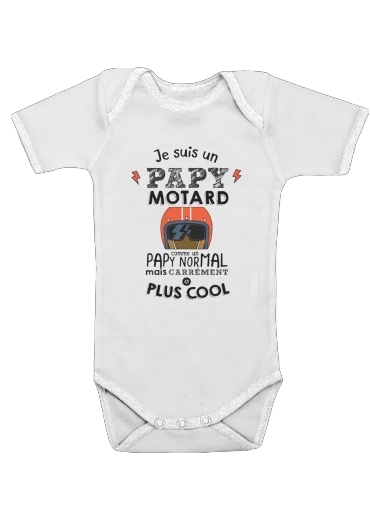  Papy motard voor Baby short sleeve onesies