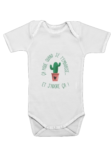 Pique comme un cactus voor Baby short sleeve onesies