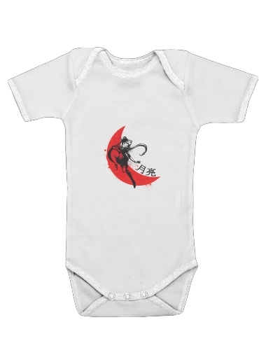  RedSun : Moon voor Baby short sleeve onesies