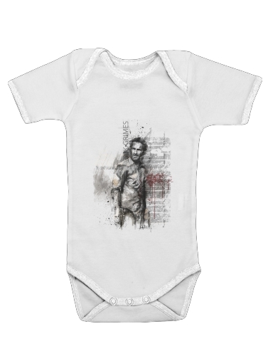  Grunge Rick Grimes Twd voor Baby short sleeve onesies