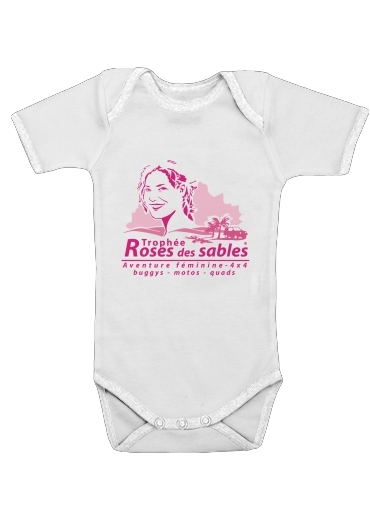  Rose des sables voor Baby short sleeve onesies