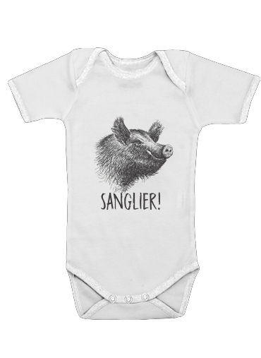  Sanglier French Gaulois voor Baby short sleeve onesies
