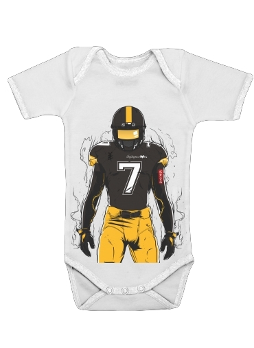  SB L Pittsburgh voor Baby short sleeve onesies