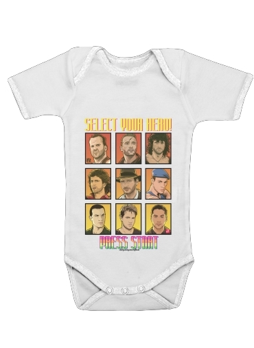  Select your Hero Retro 90s voor Baby short sleeve onesies