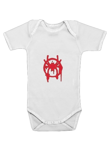  Spider Verse Miles Morales voor Baby short sleeve onesies