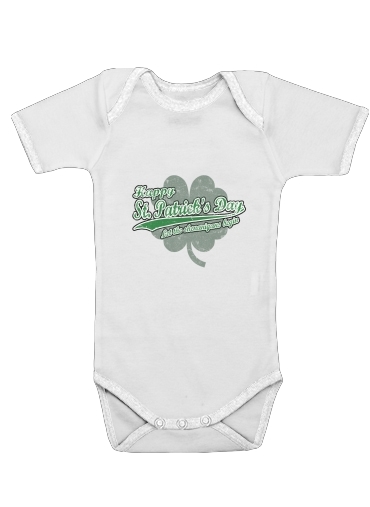  St Patrick's voor Baby short sleeve onesies