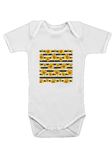  Sunflower Name voor Baby short sleeve onesies