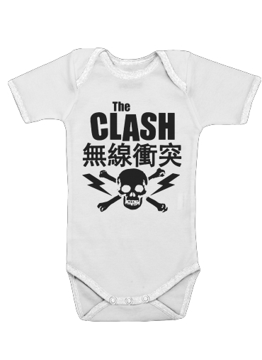  the clash punk asiatique voor Baby short sleeve onesies