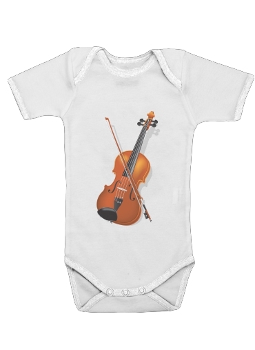  Violin Virtuose voor Baby short sleeve onesies