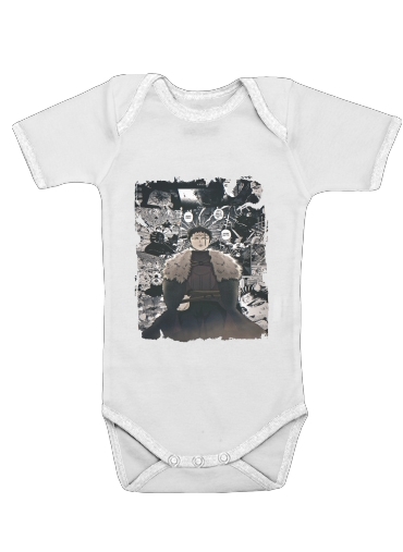  Xenon Black Clover ArtScan voor Baby short sleeve onesies