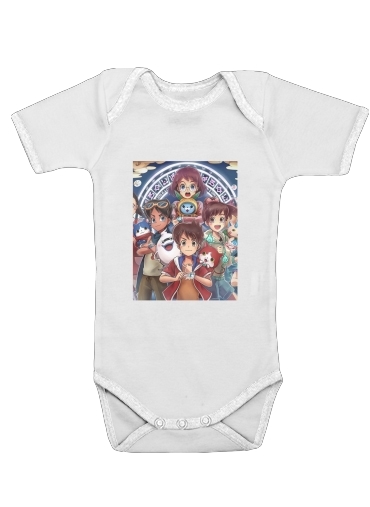  Yokai Watch fan art voor Baby short sleeve onesies