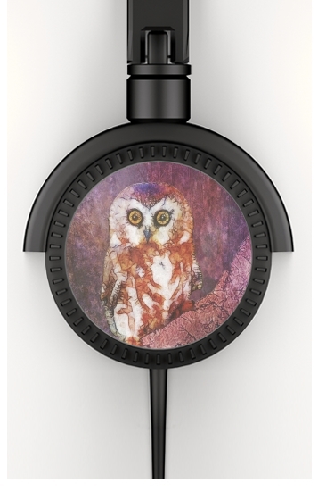  abstract cute owl voor hoofdtelefoon