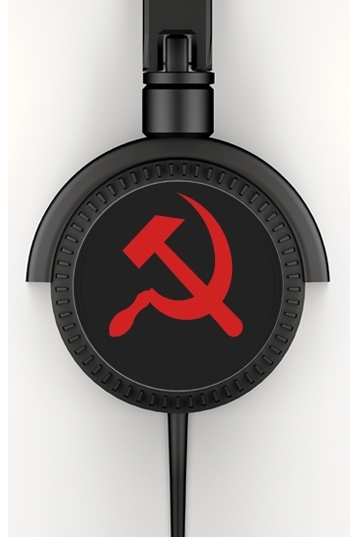  Communist sickle and hammer voor hoofdtelefoon