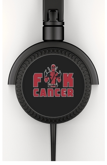  Fuck Cancer With Deadpool voor hoofdtelefoon