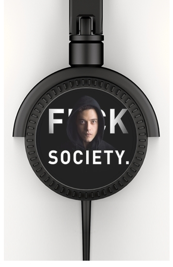  Mr Robot Fuck Society voor hoofdtelefoon