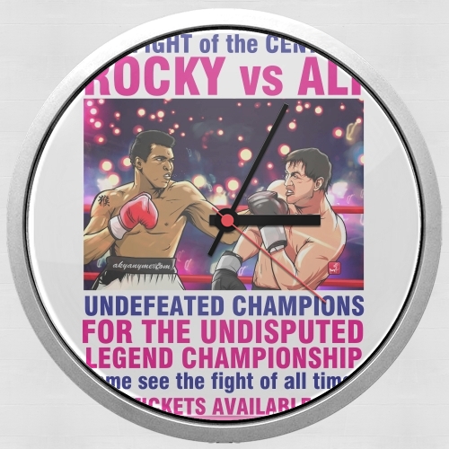 Ali vs Rocky voor Wandklok