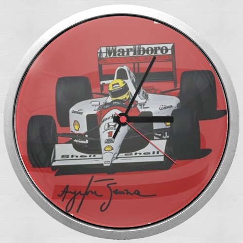  Ayrton Senna Formule 1 King voor Wandklok