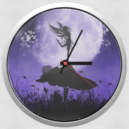  Fairy Silhouette 2 voor Wandklok
