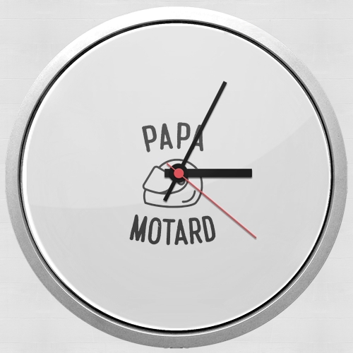  Papa Motard Moto Passion voor Wandklok